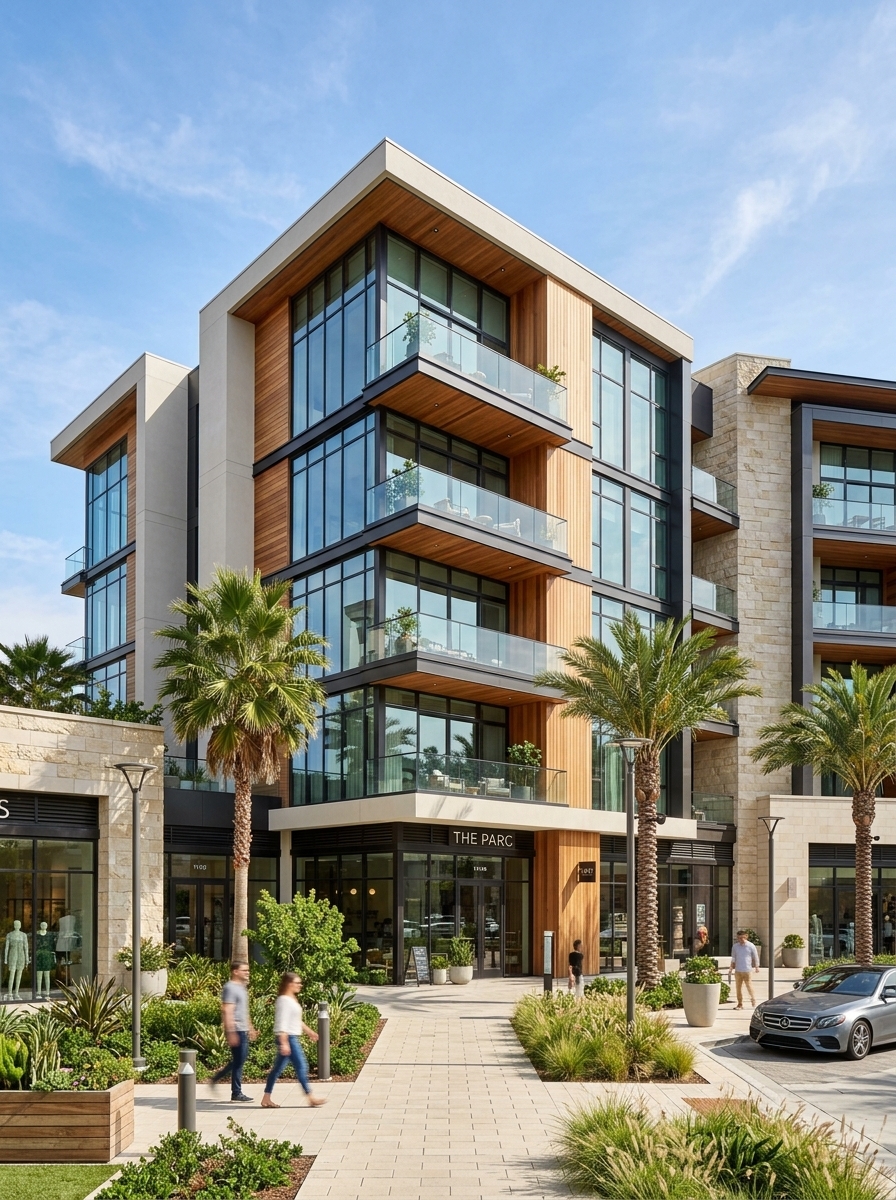 Modern commercial building